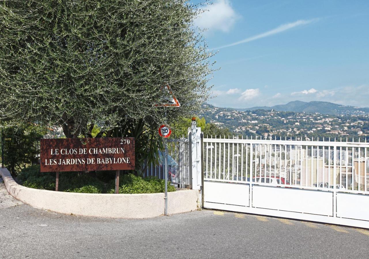 Babylone - Appartement Vue Panoramique Avec Piscine Pour 6 Personnes A Nice Quartier Pessicart Exteriör bild